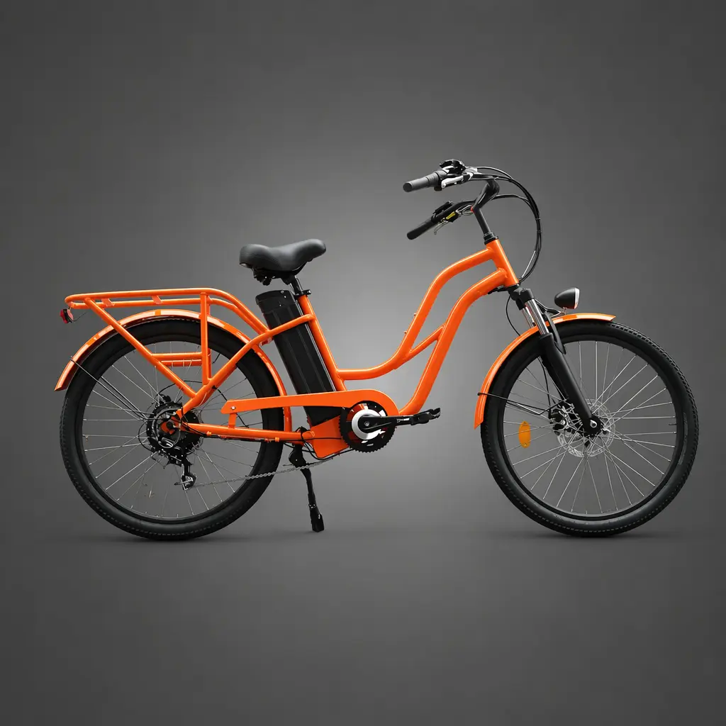 Jara Cargo electric cargo bike in Shortmile orange