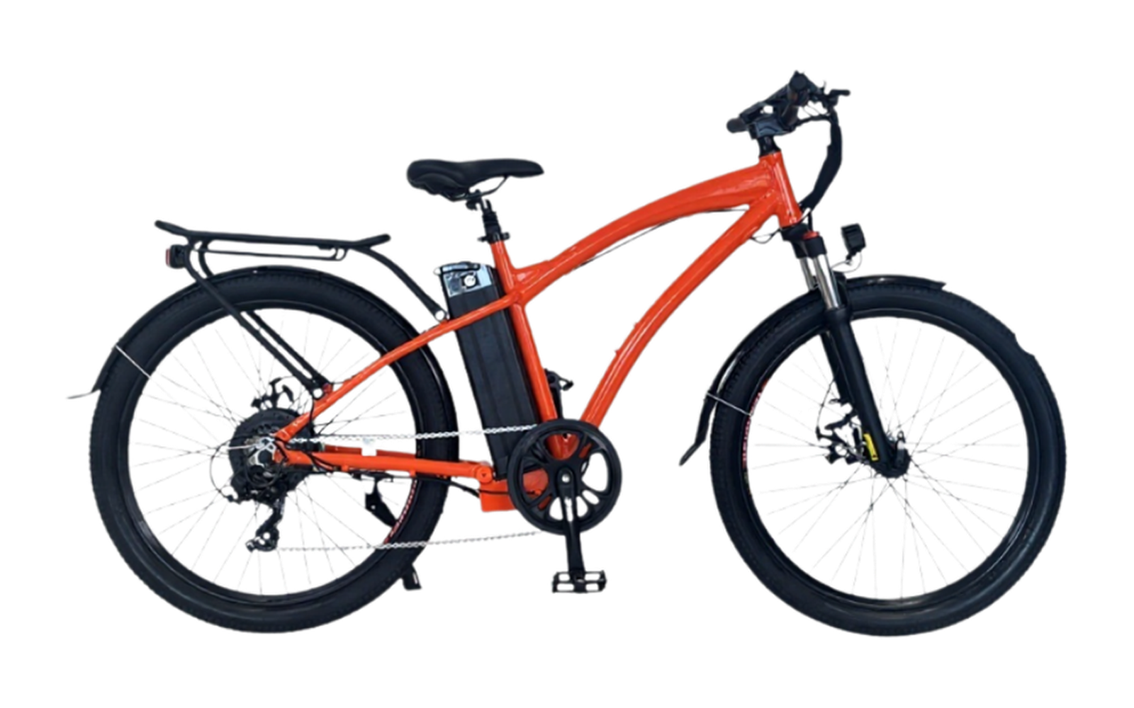 Esin light electric cargo bike in Shortmile orange
